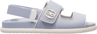 Bally Nyla Leather Sandals, Brand Size 39 ( US Size 8.5 )