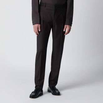 Dolce & Gabbana Brown wool trousers