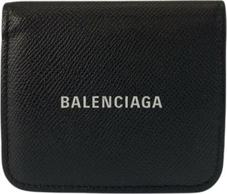 Balenciaga Black Leather Wallet (Bi-Fold) (Pre-Owned)
