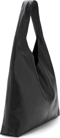 Mango Leather Shoulder Bag in Black at Nordstrom