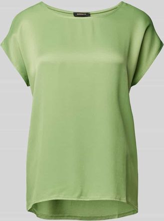 More & More More & More T-Shirt mit U-Boot-Ausschnitt in Gruen, Größe 40