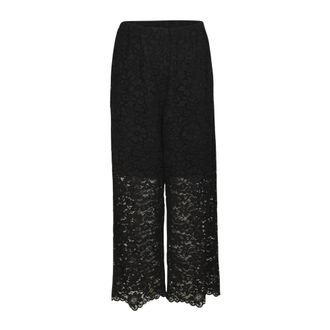 Simonetta Ravizza Wide Trousers, female, Black, Size: M Wide Trousers