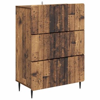 vidaXL Cajonera 66 X 34,5 X 92 Cm Madera De Ingenier&iacute;a Vidaxl