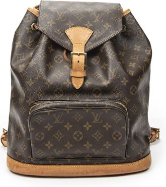 Louis Vuitton Pre-owned Womens Montsouris GM Backpack - Brown - One Size