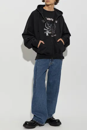 VETEMENTS T-shirt With Print, Mens, Black
