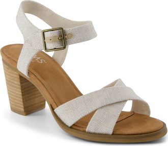 Toms Majorca Ankle Strap Sandal in Natural Yarn Dye at Nordstrom, Size 9.5