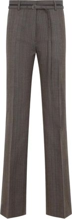 Dries Van Noten Broeken, Dames, Bruin, S, Wol, Presta Pants
