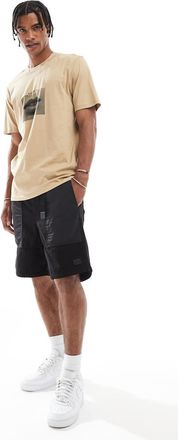 HUGO BOSS HUGO Red - Gabri - Pantaloncini cargo neri-Nero