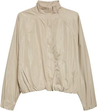 Alaia Radzimir Windbreaker Jacket in Sable at Nordstrom, Size 10 Us