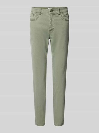 s.Oliver Red Label Slim Fit Stoffhose aus Baumwoll-Mix in Khaki, Gr&ouml;&szlig;e 42