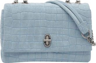 Marc Jacobs The Suede Croc Slim Dual Shoulder Bag
