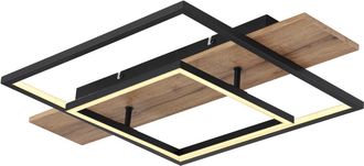 Globo Lighting Plaf&oacute;n - Vanni - Negro - Metal - Led - 67289d - Globo