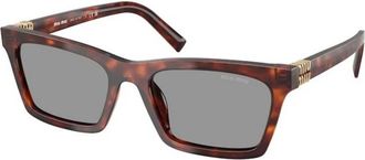 Miu Miu MU A05S Zonnebril - Dames - Zonnebrillen - Bruin - 55 MM - Accessoires