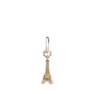 Valentino Garavani Eiffel Tower Single Earring - Heren - Oorbellen - Geel - ONE Size - Accessoires