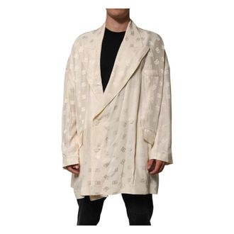 Dolce & Gabbana Heren, Mantels, Beige, Maat: L