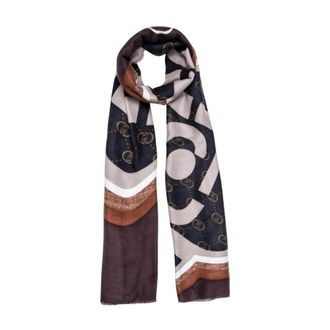 Liu Jo Winter Scarves, female, Multicolor, ONE SIZE, Elegant Printed Viscose Scarf