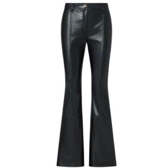 Liu Jo Dames, Broeken, Zwart, Maat: XL