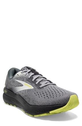 Brooks Ghost 16 Running Shoe in Primer/grey/lime at Nordstrom Rack, Size 9