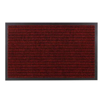 RugsX Rugsx - Alfombrilla Antideslizante Dura 3879 Exterior, Interior - Rojo Red 100x120 Cm