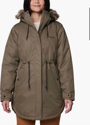 Columbia Womens Suttle Mountain 2 Mid Insulated Jacket Winter Jacket In Green