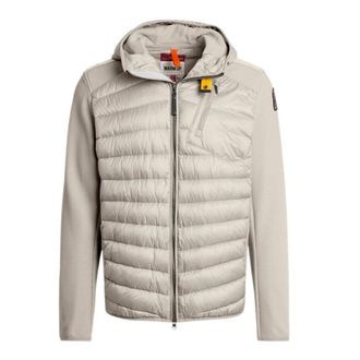 Parajumpers Hybrid Jas met Capuchon Nolan Pelican - Heren - Winterjassen - Beige - 3XL - Polyester - Jassen