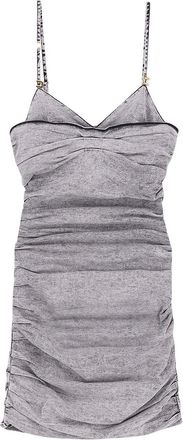 Elisabetta Franchi Denim Mini Dress-Donna