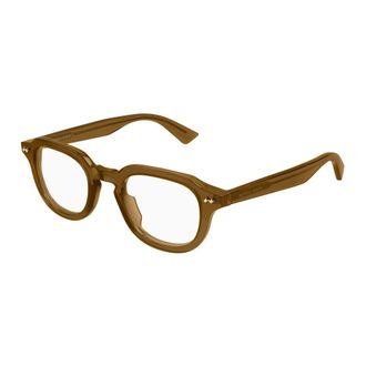 Bottega Veneta Panthos Optisch Montuur - Heren - Accessoires - Bruin - Maat: 48 MM