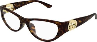 Gucci Stijlvolle bril met zwart montuur - Dames - Brillen - Bruin - 54 MM - Accessoires