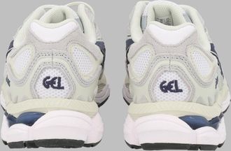 Asics Unisex Sneakers Gel-Nyc White Leather Leather-Textile Trainers Leather/textile