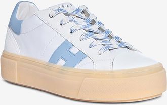 Hogan Sneakers mit Schn&uuml;rung aus Nappaleder Crosswind