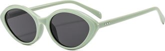 Generic Mens And Womens Outdoor Small Frame Sunglasses Vacation Sports Party Sun Glasses(Green)