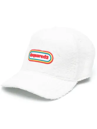 Dsquared2 Honkbalpet met logo - Wit