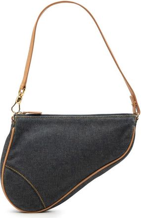 Dior Pre-owned Dior Mini Denim Saddle Pochette Ladies VQLWEL2INAWTT9DQ