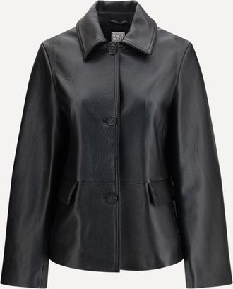 Toteme Giacca in pelle martellata Woman 36