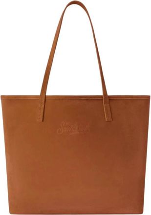 MC2 Saint Barth City Regular Bag - Dames - Shoppers - Bruin - ONE Size - Su&egrave;de - Tassen