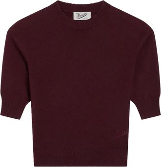 Pence 1979 Pence 1979, Truien & Vesten, Dames, Rood, S, Bella Ronde Hals Gebreide Trui