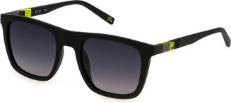 Fila SFI527 Polarized U28P Mens Sunglasses Black Size 52