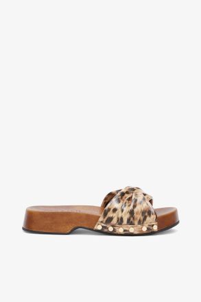 Ganni Tia Fairy Clog in Print - Size 36 Argan Oil