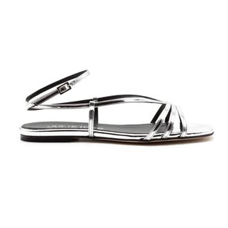 Julie Dee Flat Sandals, female, Gray, Size: 7 US Flat Sandals