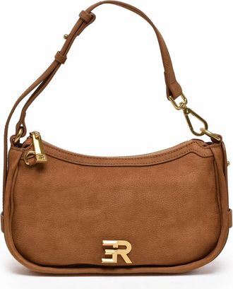 Ermanno Scervino Angelica Two-Tone Shoulder Bag Crafted from Bovine Leather