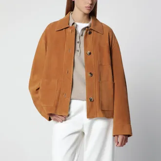 Loewe Light brown suede workwear jacket