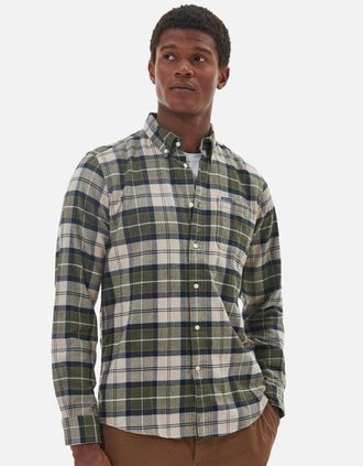 Barbour Mens Barbour Kyeloch Tailored Shirt - Forest - Size: Regular/40