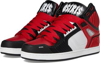 Osiris NYC 83 CLK Mens Shoes White/Red/Black : 11.5 D - Medium, Faux Leather