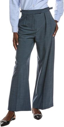 Maje Pleated Wool-Blend Pant