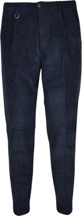 Paolo Pecora Rechte broek - Heren - Straight fit broeken - Blauw - 2XL - Katoen - Broeken