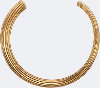 Khaite Santa Fe 18kt gold-plated brass choker