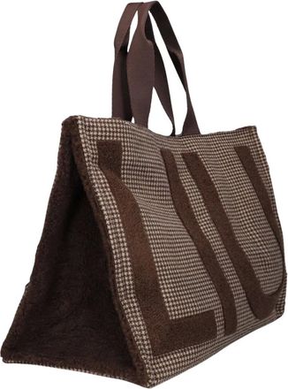 Liu Jo Tassen, Dames, Bruin, ONE Size, Check Bag