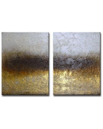 Ready2HangArt Ready2hangart Shadow Field 2Pc Wrapped Canvas Wall Art By Norman Wyatt