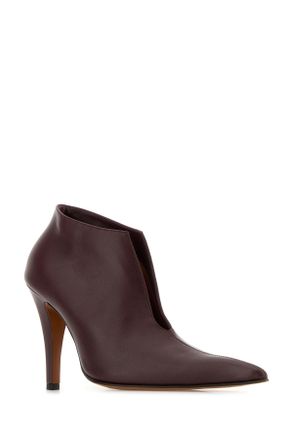 Alexander McQueen 812484whabc 6026 Wine L1 Bos Taurus O:de Scarpe Con Tacco High Heel Shoes