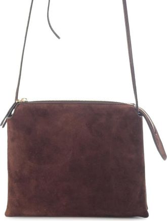 The Row Pre-owned The Row Mini Suede Nu Twin Crossbody Ladies EWDOMBLZ53LN99L8